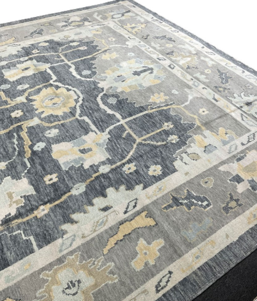 Explore the timeless beauty of Cairo Vintage Hand-Knotted Turkish Oushak Rug, an exquisite addition to your decor.