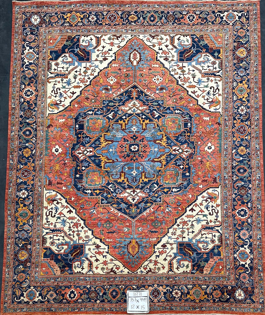 DROMORE - Khotan Rug - 357cm x 449cm (12'x15')