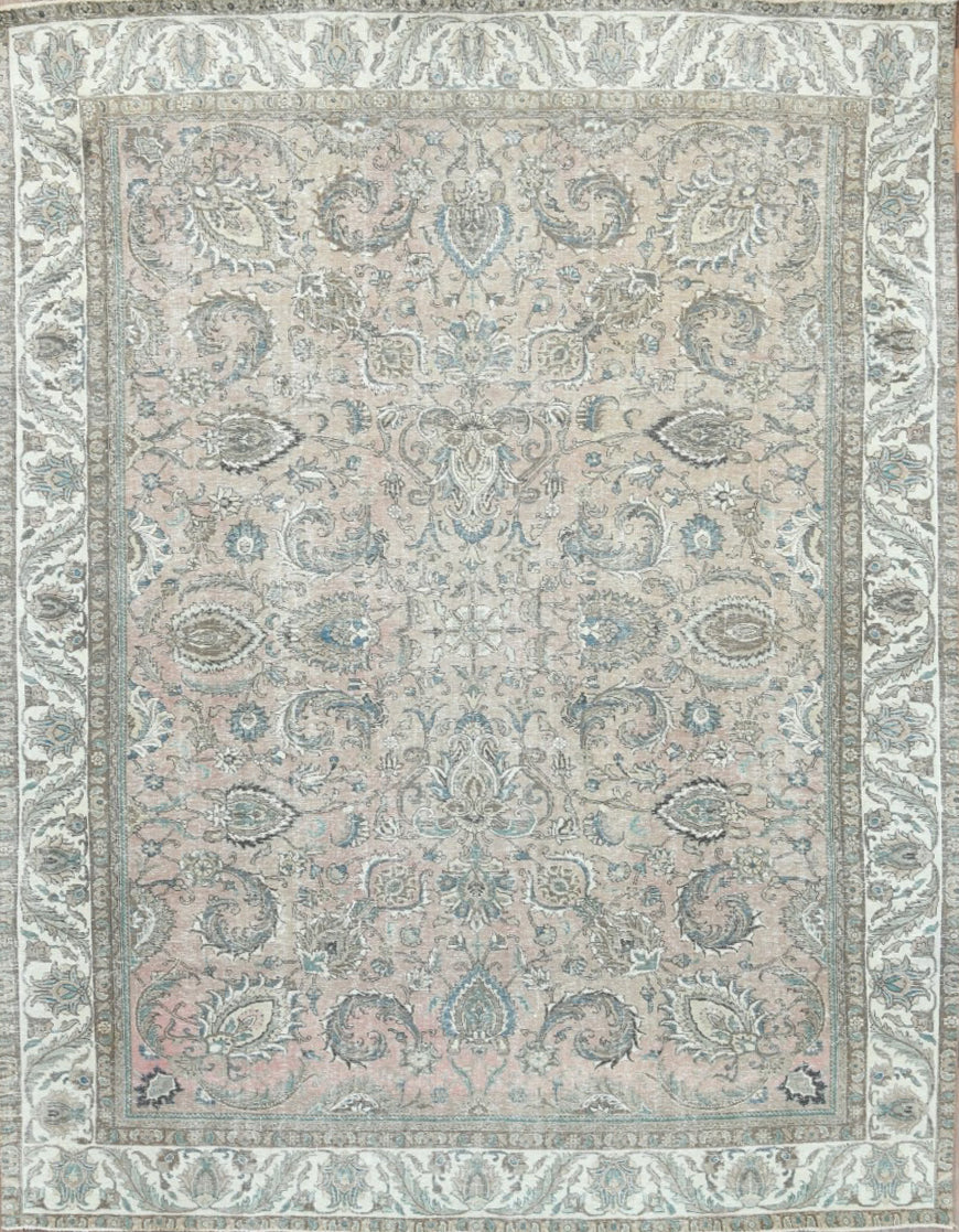 10x13 ft Vintage hand knotted Wool Rug Gravesham