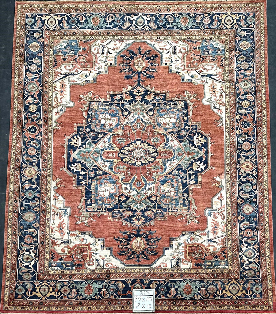 LURGAN - Khotan Rug - 363cm x 445cm (12'x15')