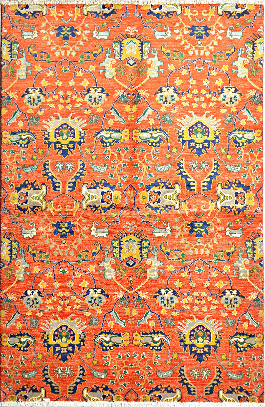 Antique Handcrafted Suzzani Rug - Mesich, an embodiment of timeless beauty.
