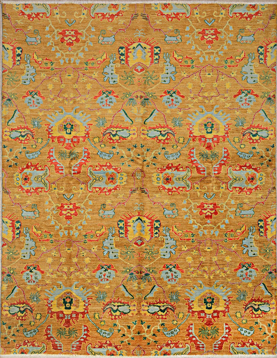 Vintage Handcrafted Suzzani Rug - Nouis, a fusion of artistry and tradition.