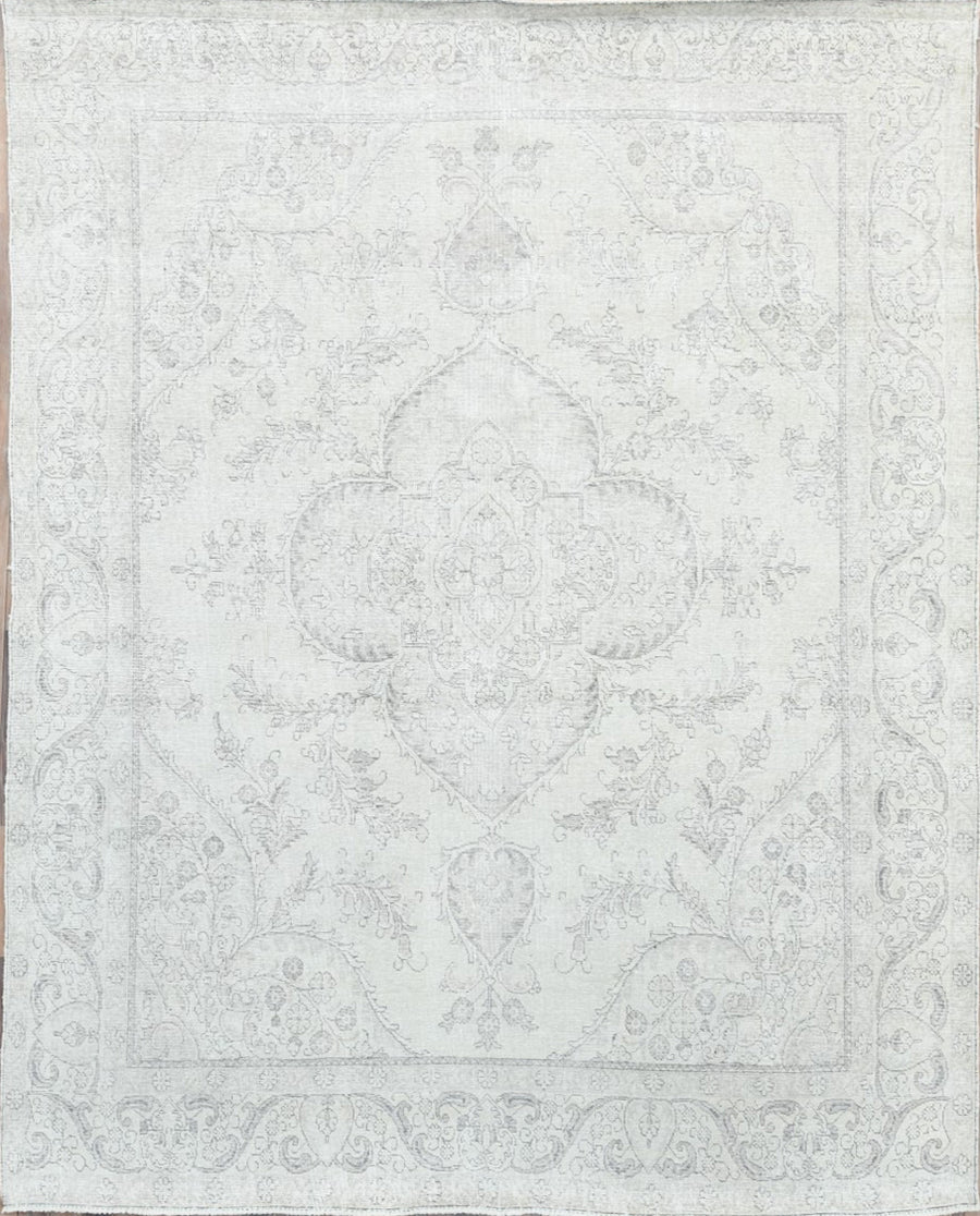 9x12 ft Hand-Knotted Vintage Wool Rug Runcorn