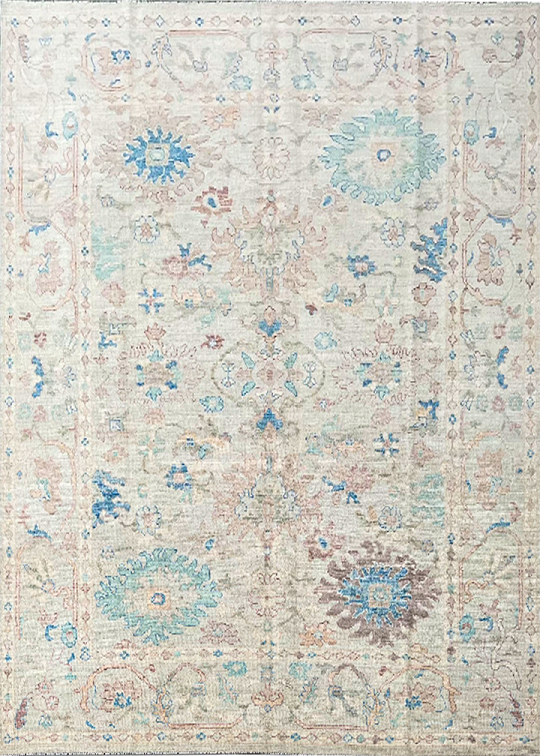 Hand-Knotted Oushak Rug - Richmondshire, a testament to tradition and elegance