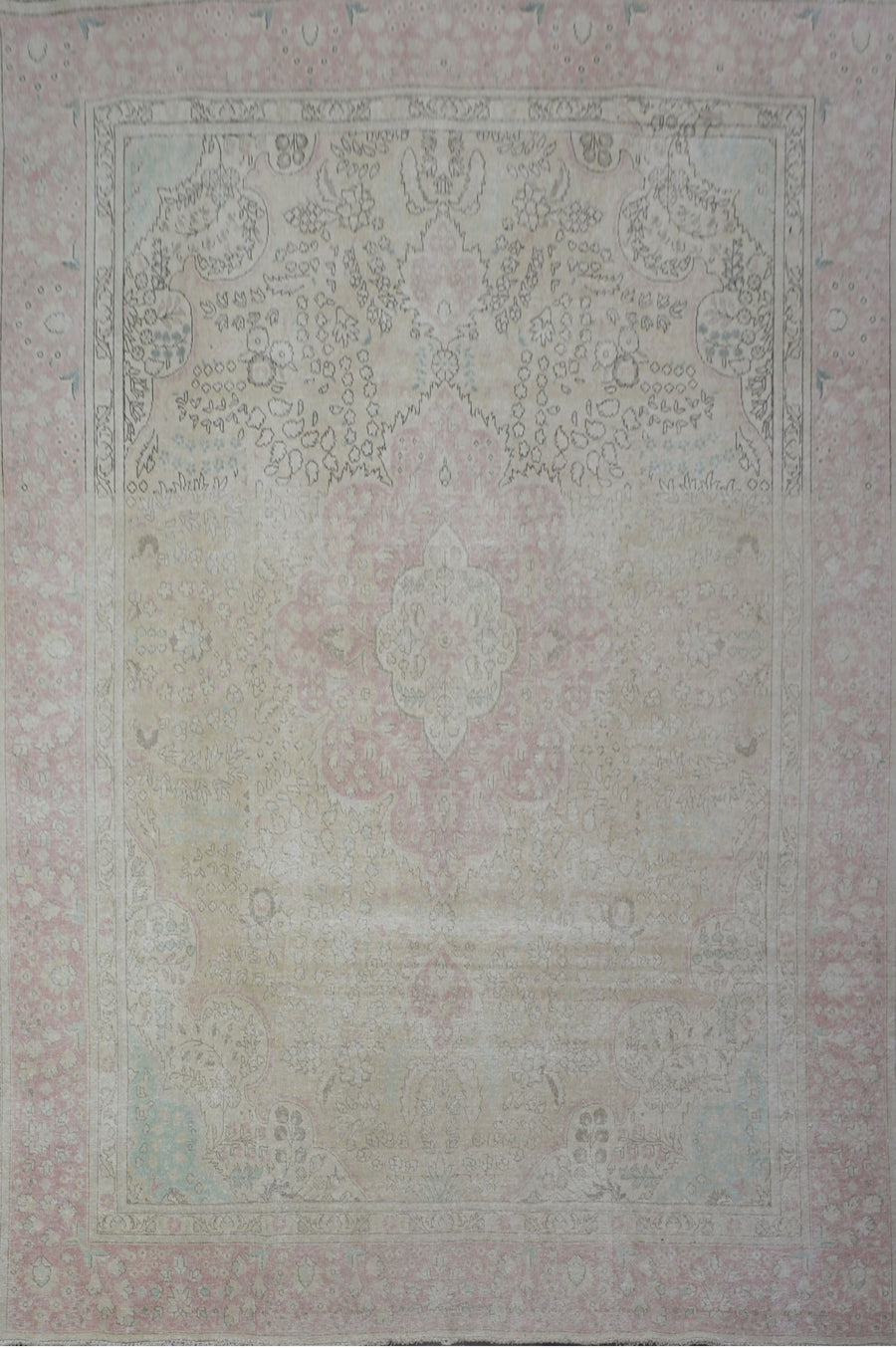 9x12 ft Vintage Hand-Knotted Wool Rug Salford