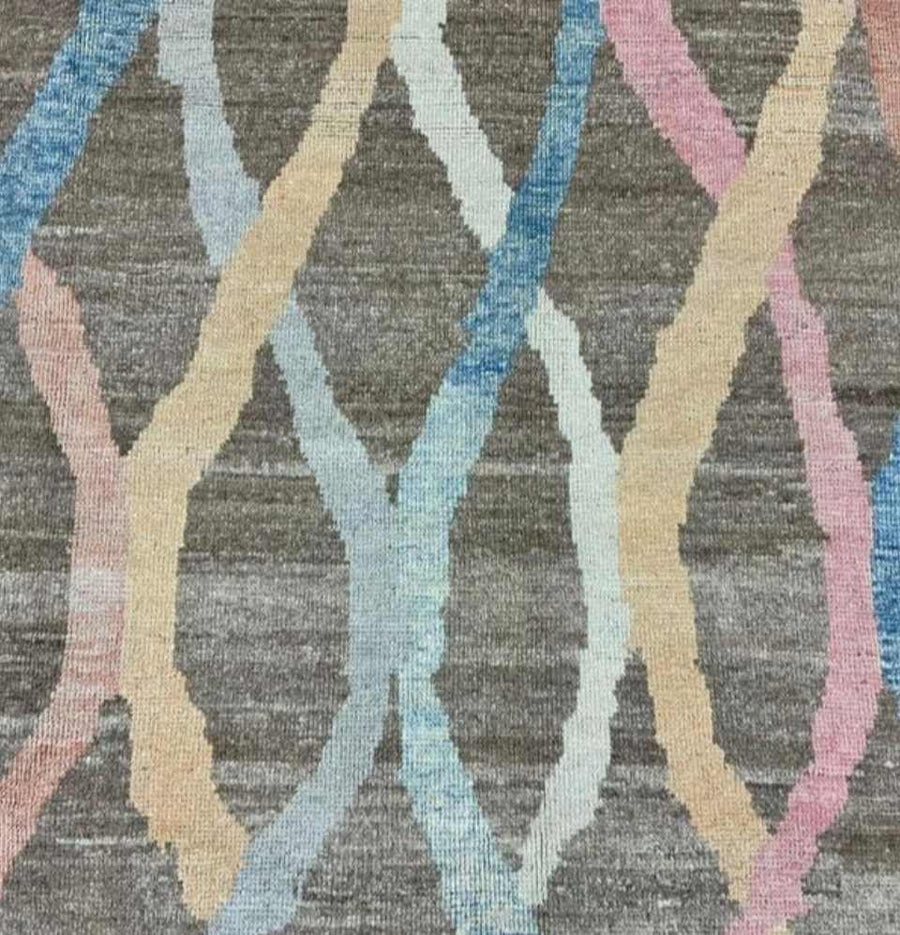 Modern Neutral Hand-Knotted Oushak Rug - Tangier, a blend of contemporary elegance.