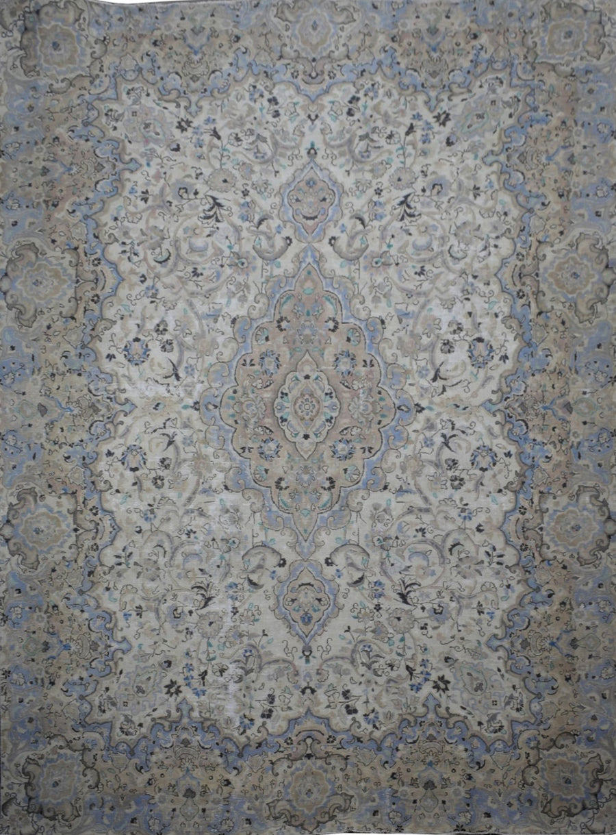  9x12 ft Vintage hand knotted Wool Rug Ventnor 