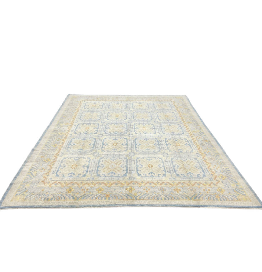 Experience the cultural richness of Amal Handcrafted Vintage Khotan Rug, an exquisite piece for your decor.