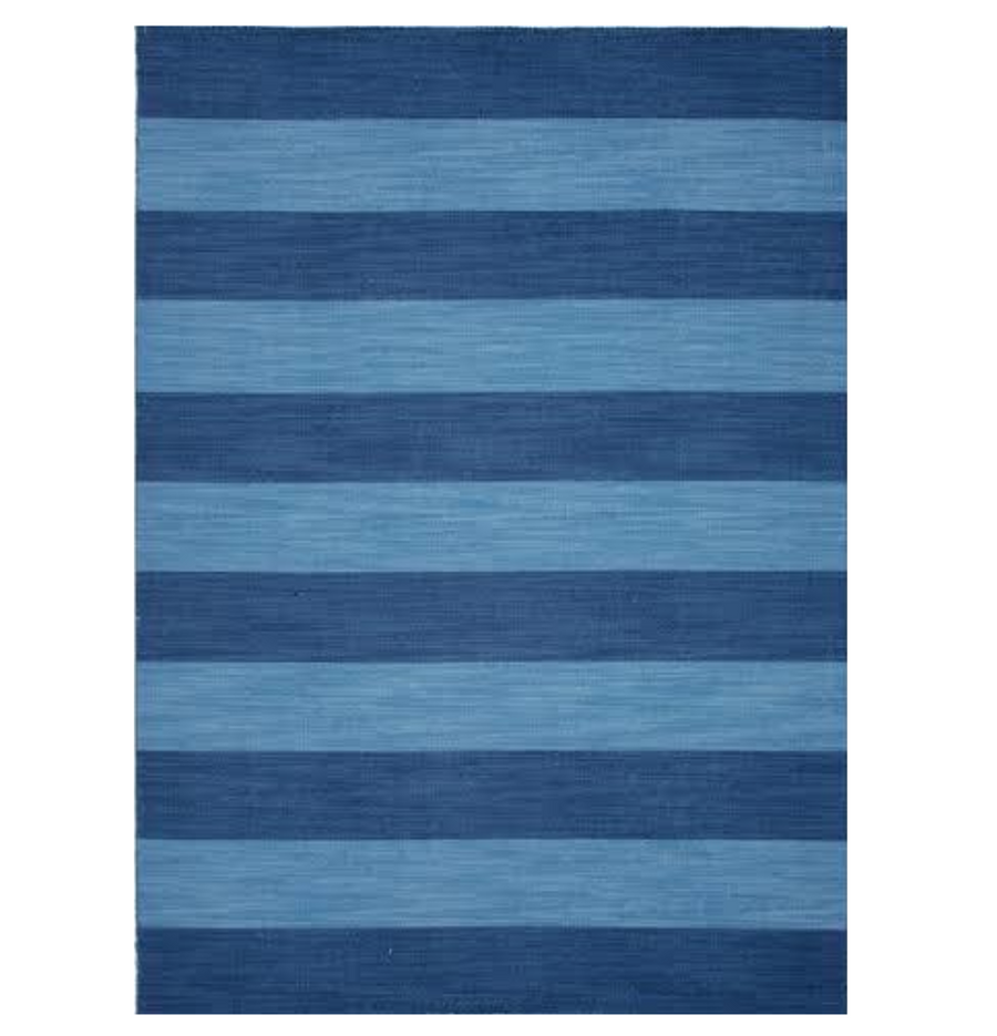 Denim Vintage Dhurrie Rug - a journey into the past with a modern twist.