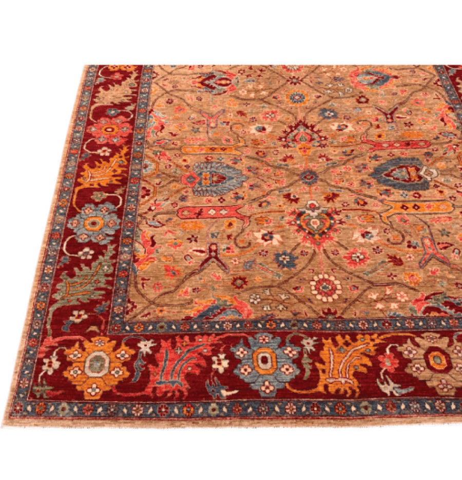 Experience the cultural richness of Zermatt Hand-Knotted Bidjar Rug, a statement piece for your decor.
