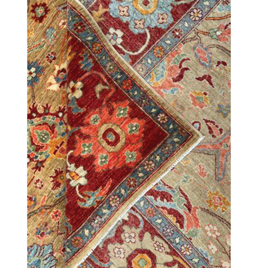 Zermatt Hand-Knotted Bidjar Rug