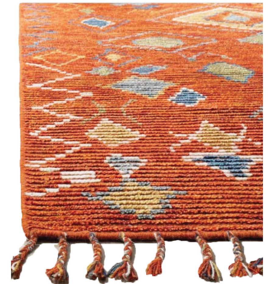 Experience the cultural richness of Meknes Handwoven Vintage Kilim Rug, an elegant addition to your decor.